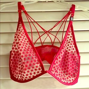 Victoria’s Secret 36DDD Red Unlined Plunge Bra